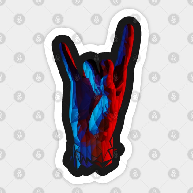 Rock on! Sticker by HafizalFikree